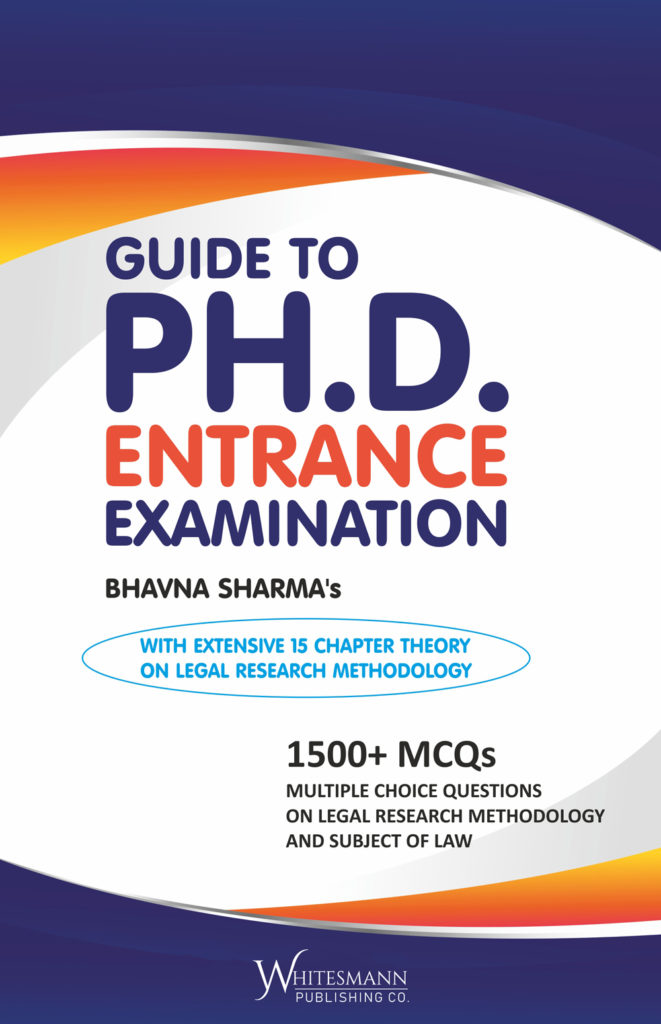 phd entrance exam book