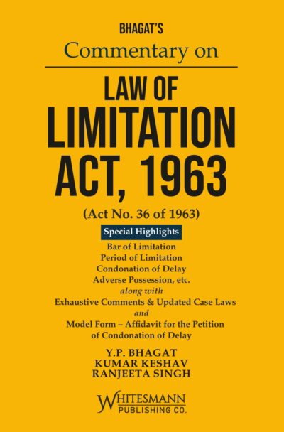 Commentary On Law of Limitation Act, 1963