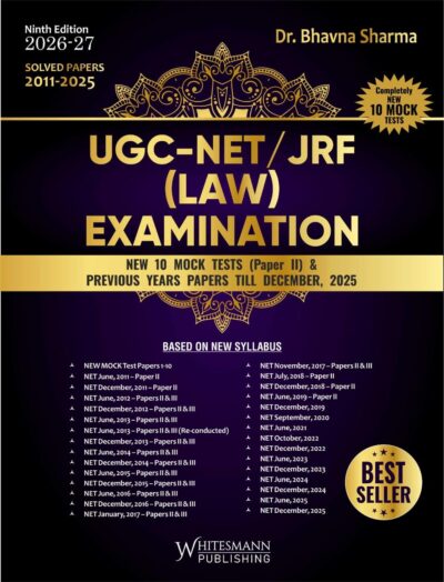 UGC- NET/JRF (LAW EXAMINATION) New 10 Mock Test Paper II Seventh Edition 2024