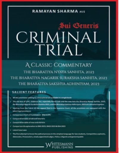 CRIMINAL TRIAL  SUI GENERIS ( ENGLISH)