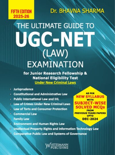 The Ultimate Guide To UGC-NET (law) Examination ,5th Edition 2025-26-by Dr. Bhavna Sharma