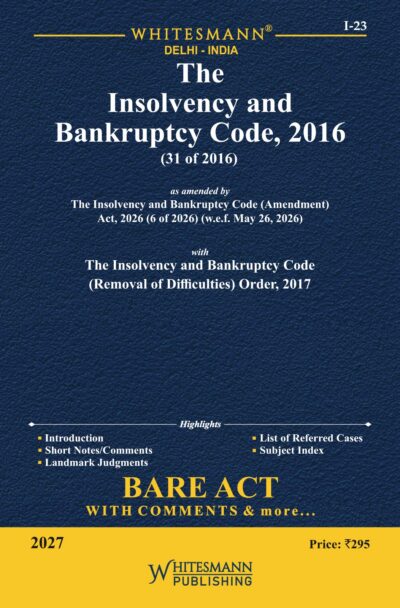Insolvency and Bankruptcy Code, 2016 BARE ACTS 2027